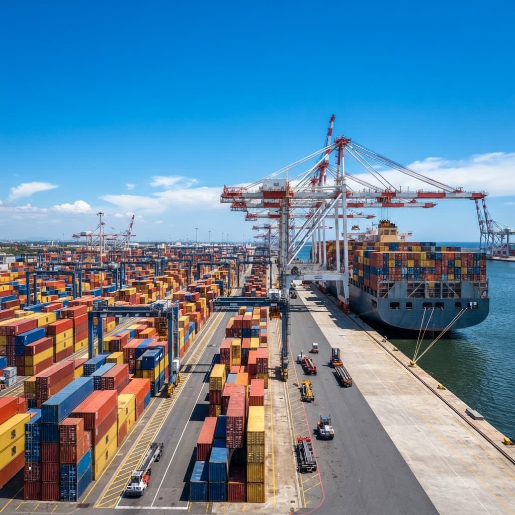 Port de chargement — navire RORO